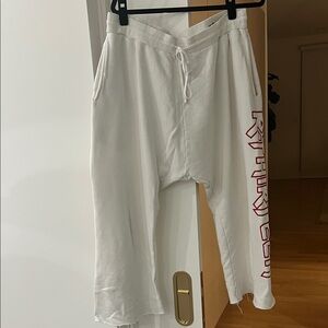 R13 Drop Crotch Sweatpants w/ Logo